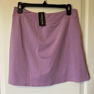 Ekouaer lilac skort L new with tags - also have this item in black